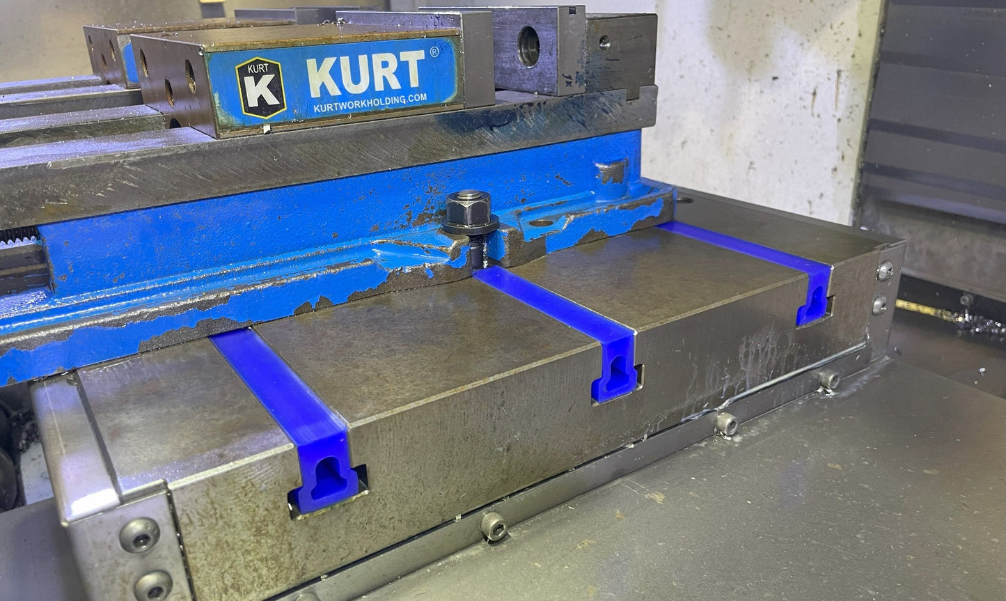 CNC T-Slot Guard Blue